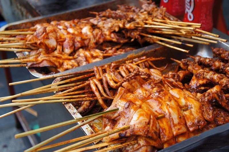 全国各地街摊美食图片,东莞团购各地美食图片